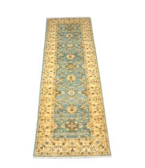 Alfombra de pasillo Alfombra Ziegler - 292 x 84 cm - azul