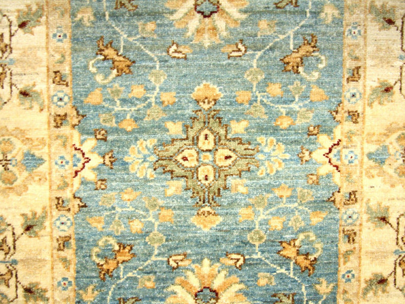 Alfombra de pasillo Alfombra Ziegler - 292 x 84 cm - azul