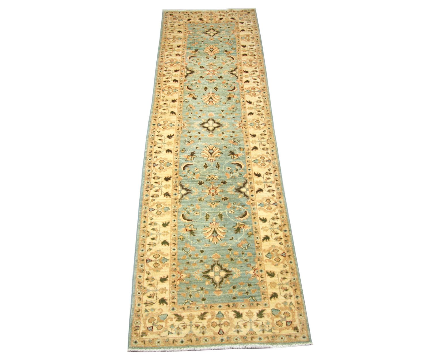 Alfombra de pasillo Alfombra Ziegler - 312 x 84 cm - azul