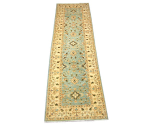 Alfombra de pasillo Alfombra Ziegler - 312 x 84 cm - azul