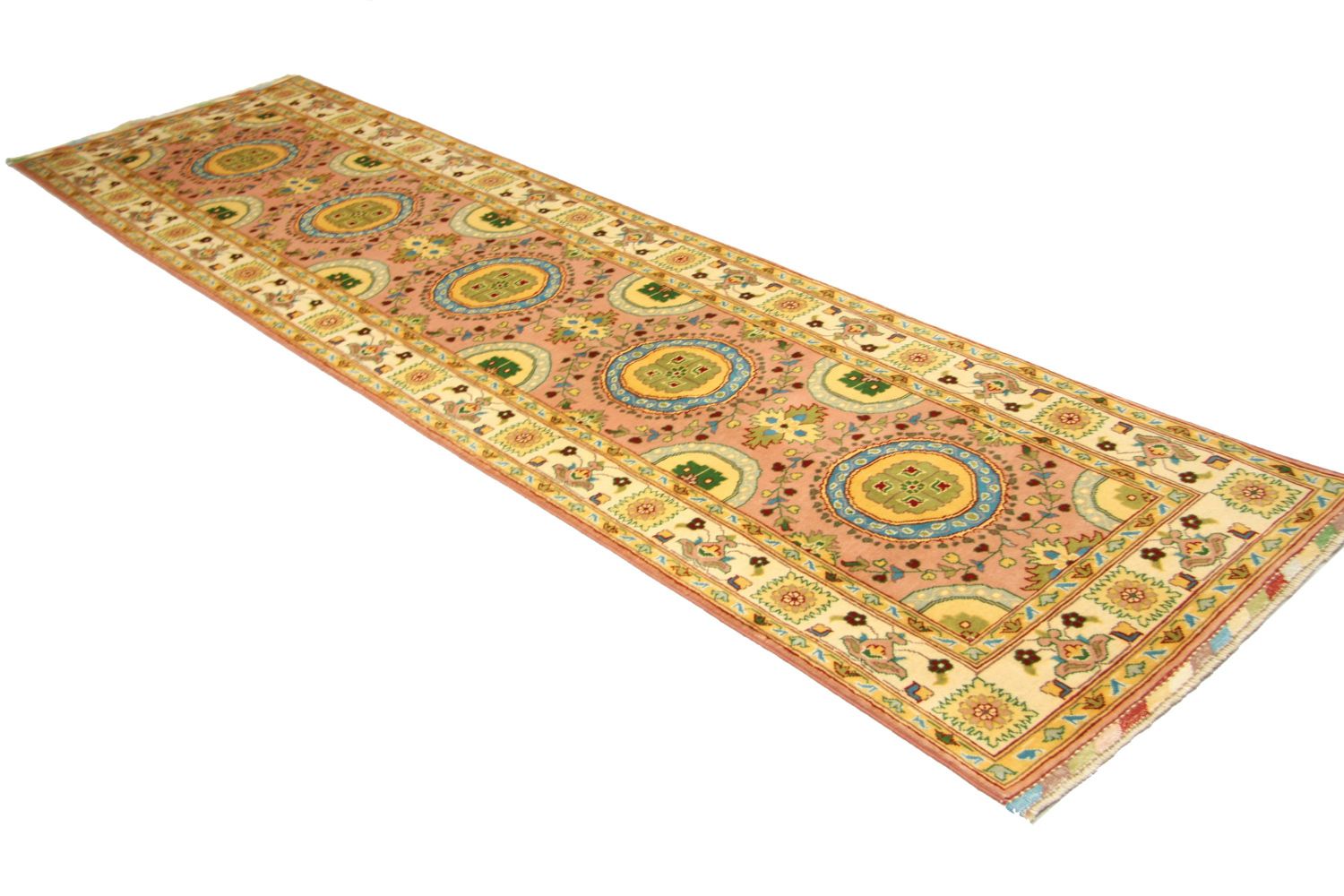 Alfombra de pasillo Alfombra Ziegler - 309 x 82 cm - multicolor