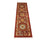 Alfombra de pasillo Alfombra Ziegler - 307 x 78 cm - rojo