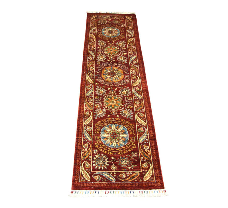 Alfombra de pasillo Alfombra Ziegler - 307 x 78 cm - rojo