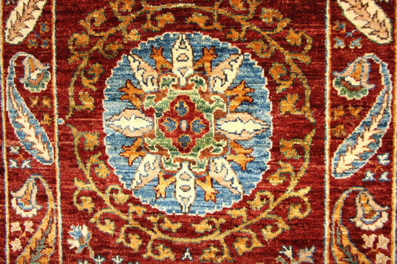 Alfombra de pasillo Alfombra Ziegler - 307 x 78 cm - rojo