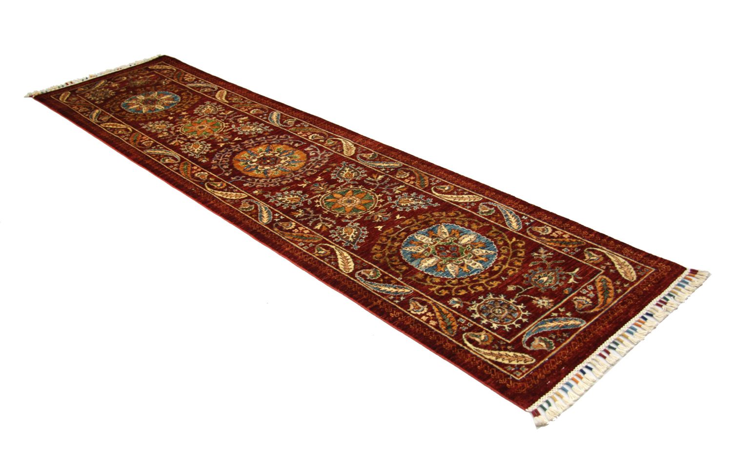 Alfombra de pasillo Alfombra Ziegler - 307 x 78 cm - rojo