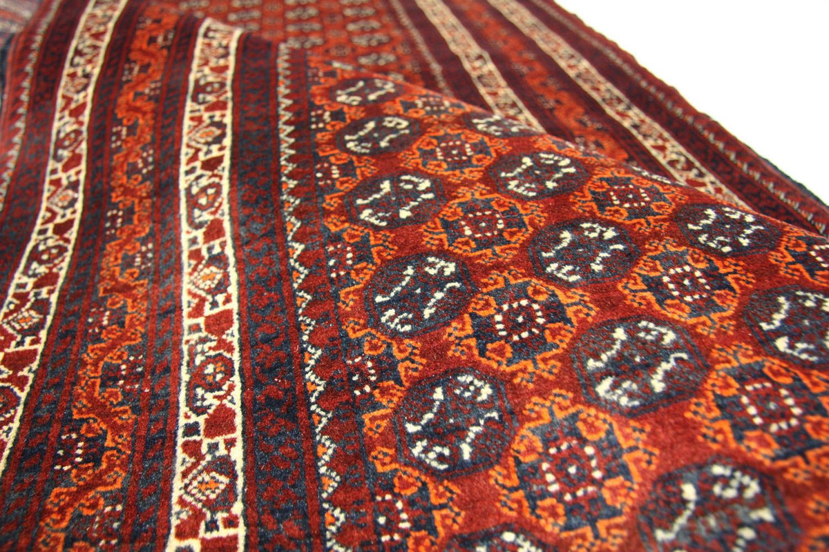 Alfombra de pasillo Alfombra afgana - Bukhara - 290 x 89 cm - rojo