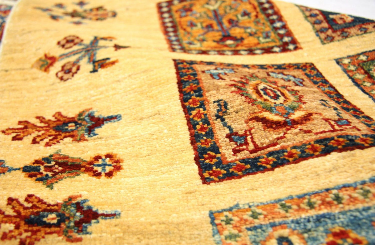 Alfombra de pasillo Alfombra Ziegler - 248 x 81 cm - oro