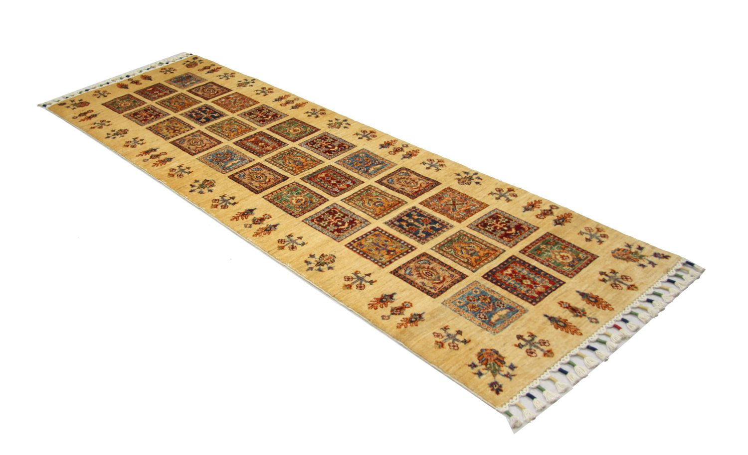 Alfombra de pasillo Alfombra Ziegler - 248 x 81 cm - oro