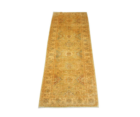 Alfombra de pasillo Alfombra Ziegler - 276 x 88 cm - oro