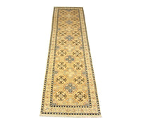 Alfombra de pasillo Alfombra Ziegler - 358 x 89 cm - oro