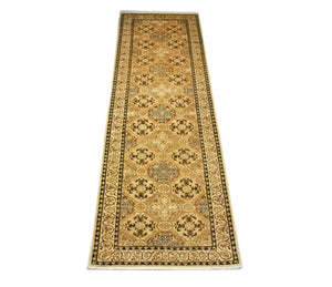 Alfombra de pasillo Alfombra Ziegler - 315 x 94 cm - marrón