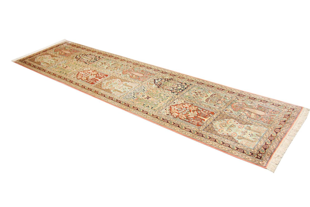 Seda de Cachemira Alfombra 79x305cm - Alfombra oriental