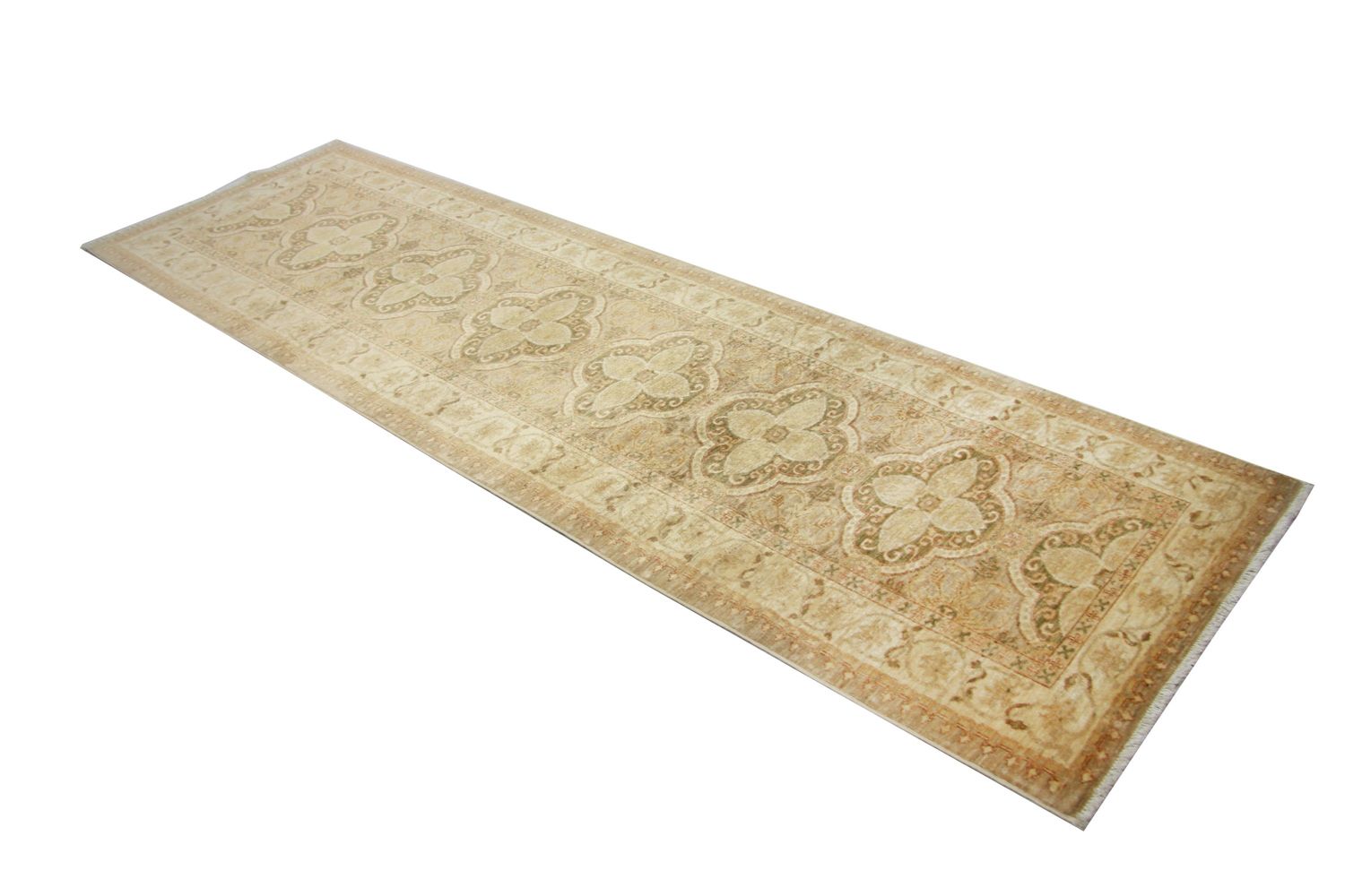 Alfombra de pasillo Alfombra Ziegler - 324 x 97 cm - marrón