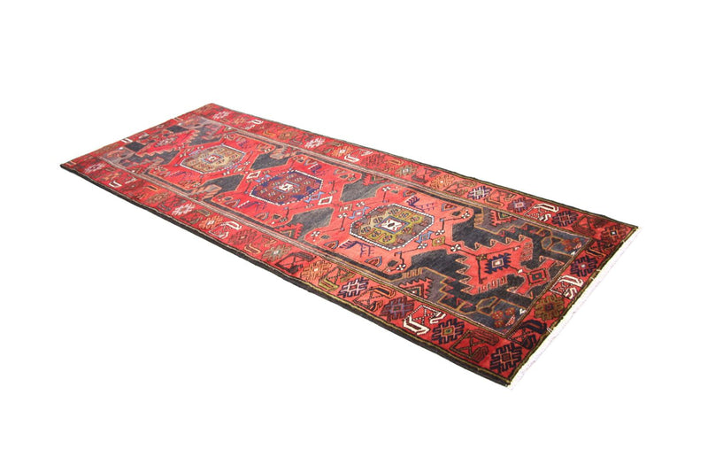 Alfombra de pasillo Alfombra persa - Nómada - 294 x 104 cm - rojo