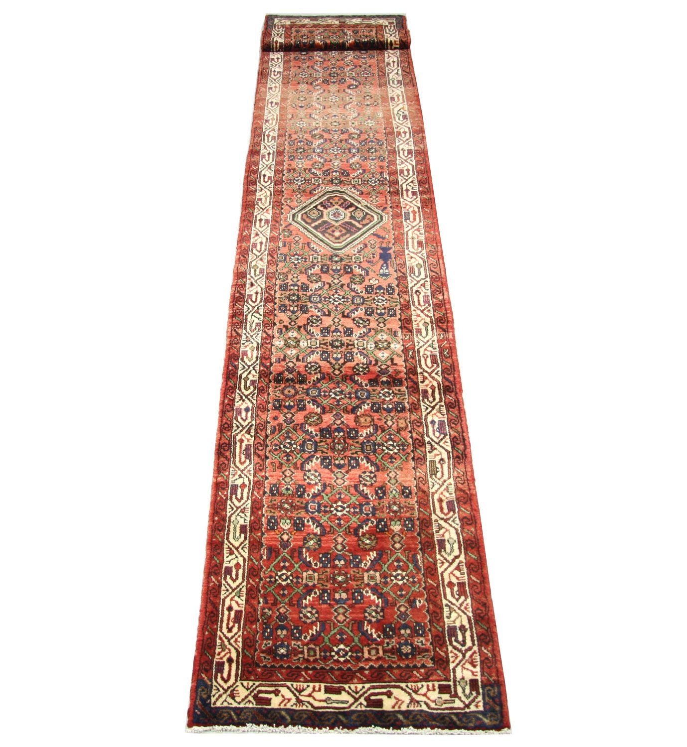 Alfombra de pasillo Alfombra persa - Nómada - 470 x 85 cm - gris