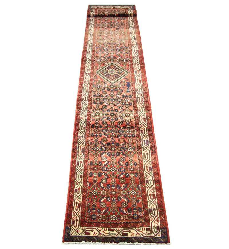 Alfombra de pasillo Alfombra persa - Nómada - 470 x 85 cm - gris