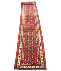 Alfombra de pasillo Alfombra persa - Nómada - 470 x 93 cm - rojo