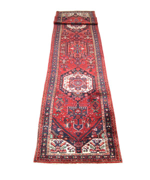 Alfombra de pasillo Alfombra persa - Nómada - 475 x 101 cm - rojo