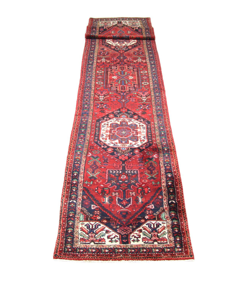 Alfombra de pasillo Alfombra persa - Nómada - 475 x 101 cm - rojo