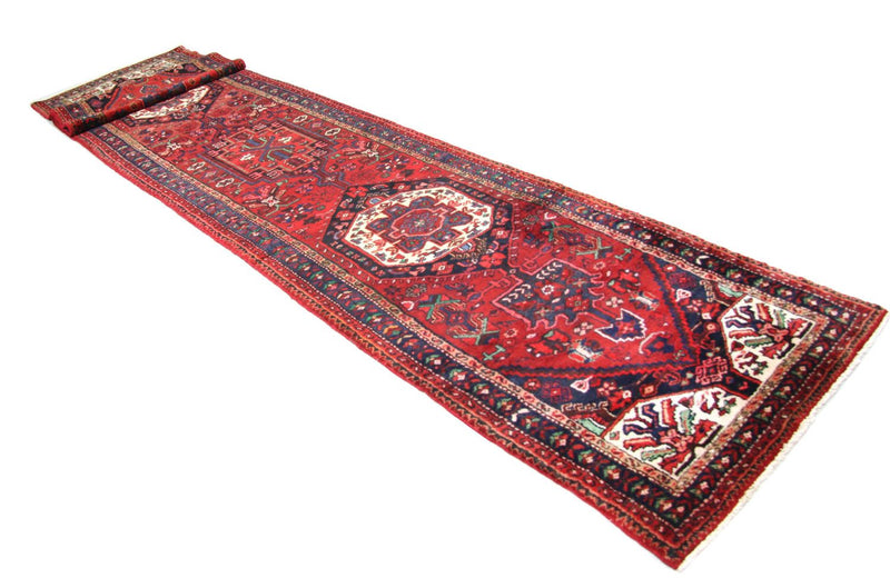 Alfombra de pasillo Alfombra persa - Nómada - 475 x 101 cm - rojo