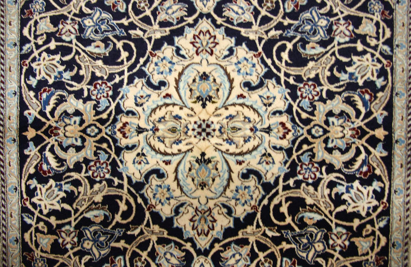 Alfombra Persa - Nain - Prima - 152 x 106 cm - azul oscuro