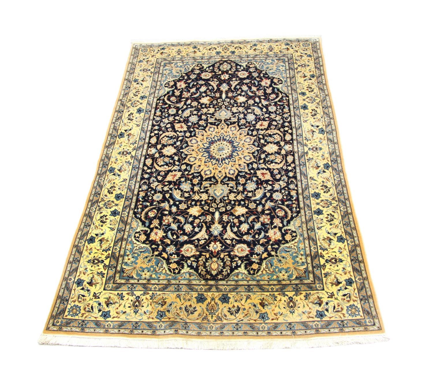 Alfombra Persa - Nain - Prima - 261 x 155 cm - azul