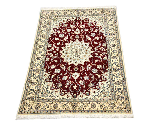 Alfombra Persa - Nain - Prima - 192 x 125 cm - rojo