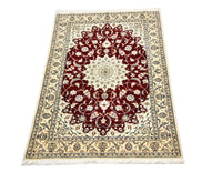 Alfombra Persa - Nain - Prima - 192 x 125 cm - rojo