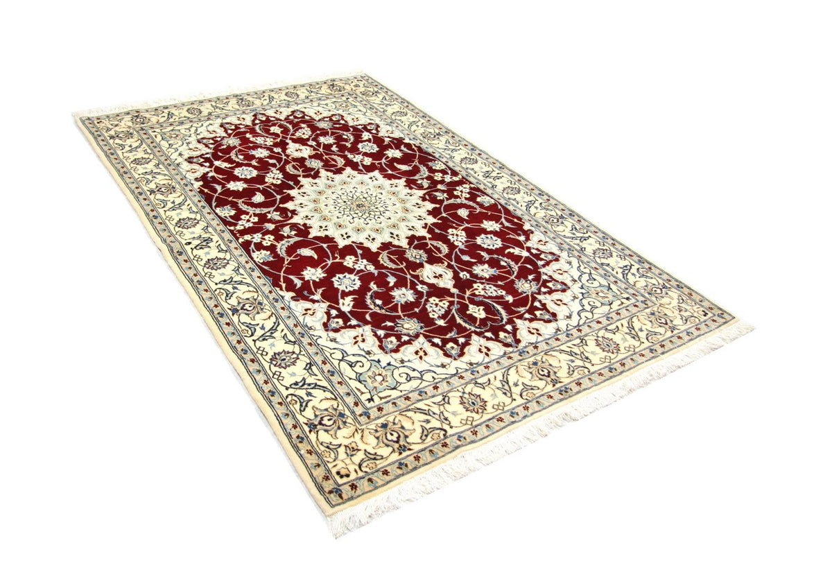 Alfombra Persa - Nain - Prima - 192 x 125 cm - rojo