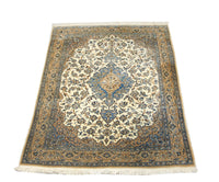 Alfombra Persa - Nain - Prima - 190 x 127 cm - blanco natural