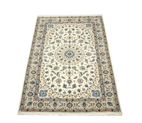Alfombra Persa - Nain - Prima - 212 x 135 cm - blanco natural