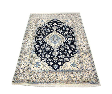 Alfombra Persa - Nain - Prima - 256 x 172 cm - azul oscuro