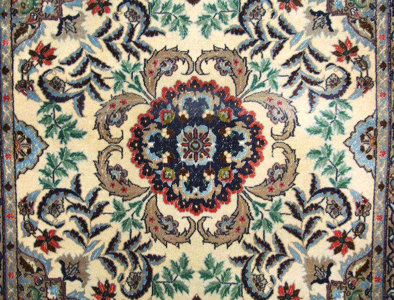 Alfombra de pasillo Alfombra Persa - Isfahan - Prima - 305 x 80 cm - beige