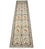 Alfombra de pasillo Alfombra Persa - Nain - Prima - 400 x 96 cm - blanco natural