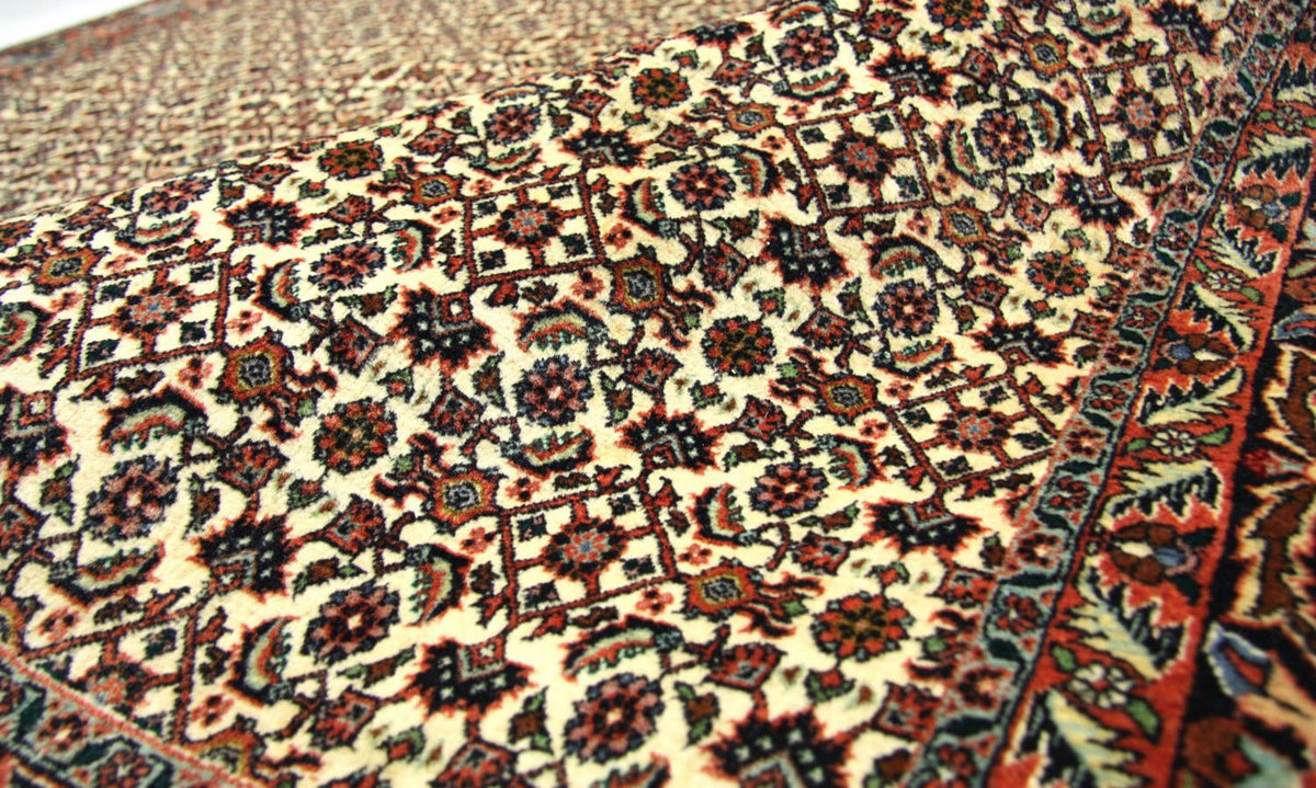 Alfombra persa - Bidjar - 251 x 202 cm - beige