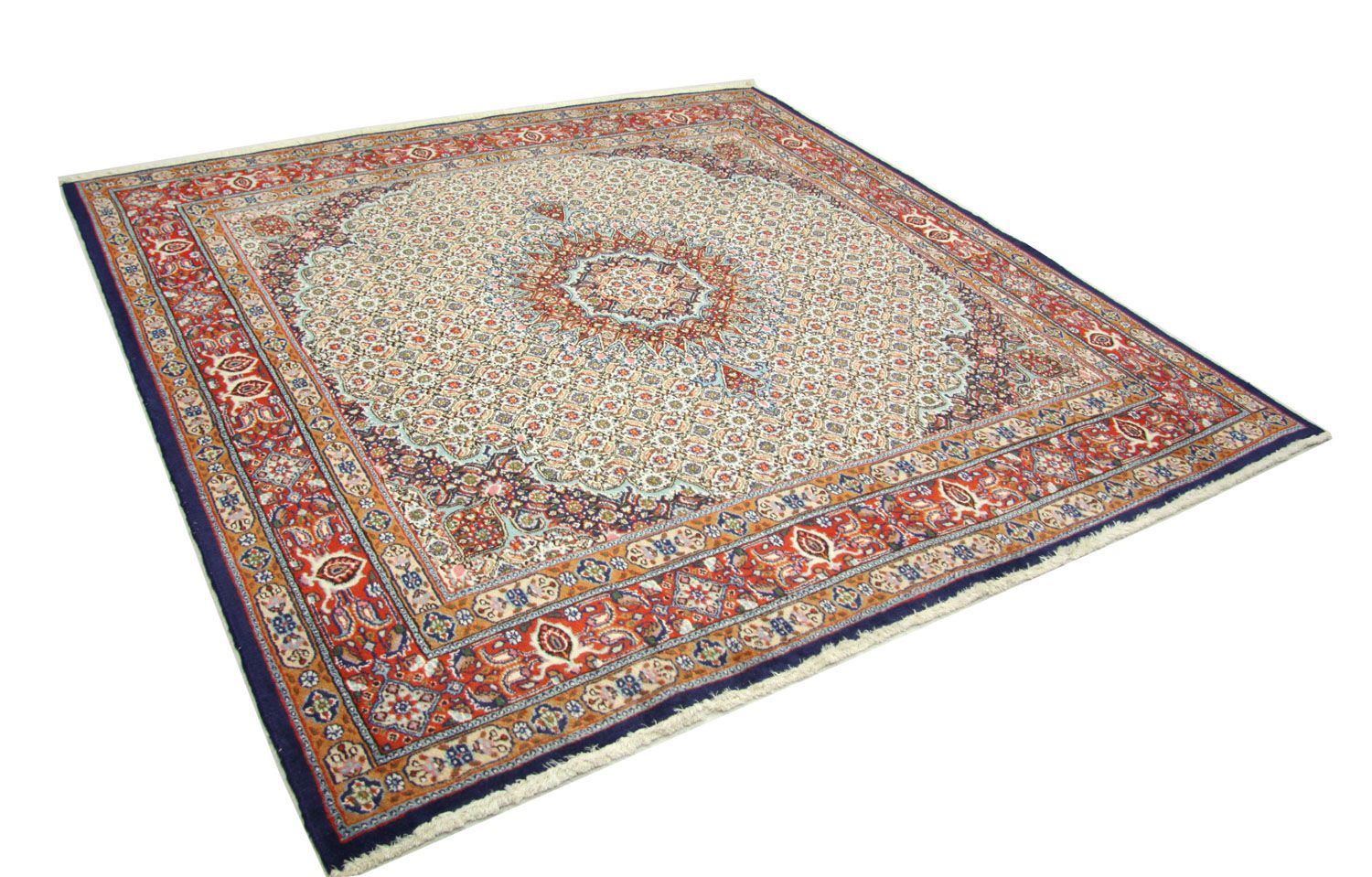 Alfombra persa - Clásica cuadrado  - 195 x 195 cm - beige