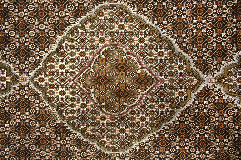 Alfombra persa - Tabriz - 202 x 152 cm - marrón