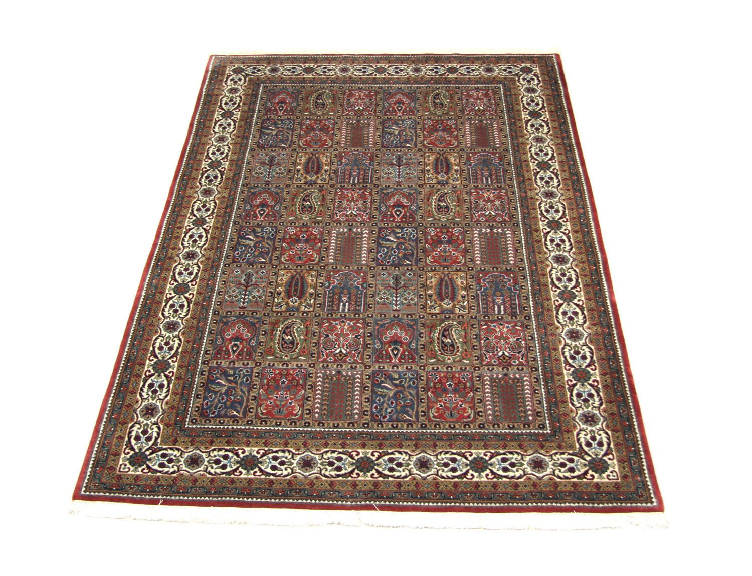 Alfombra persa - Nómada - 241 x 168 cm - azul
