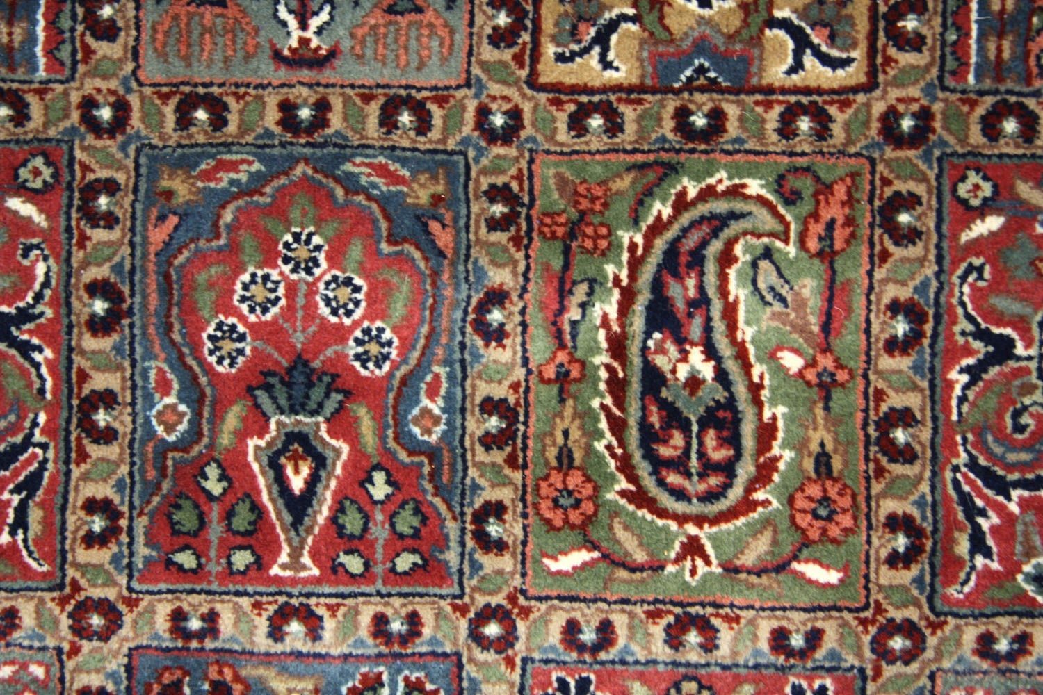 Alfombra persa - Nómada - 241 x 168 cm - azul