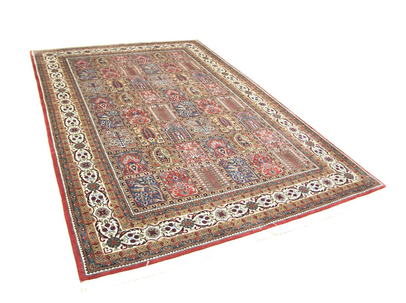 Alfombra persa - Nómada - 241 x 168 cm - azul