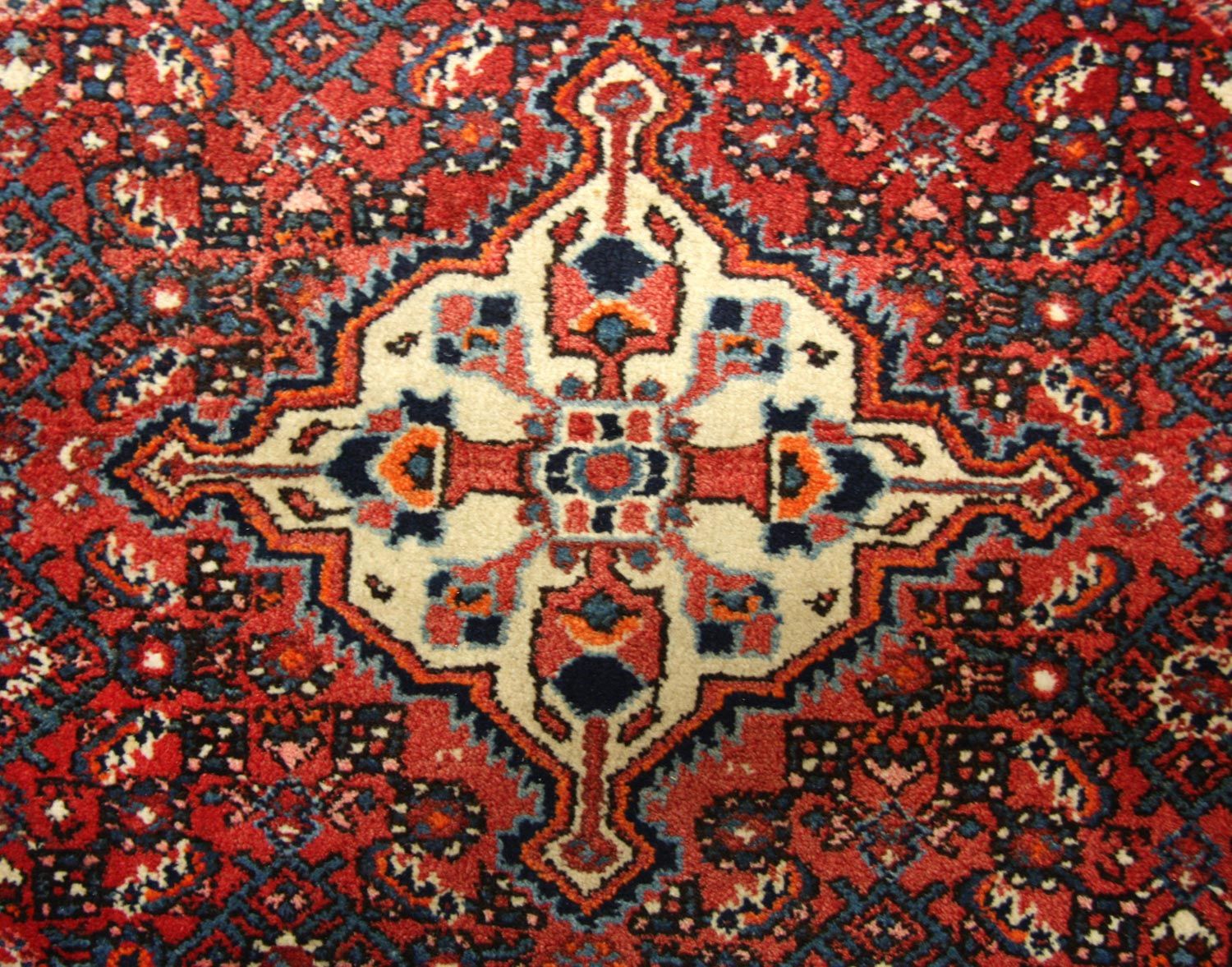 Alfombra persa - Nómada - 205 x 147 cm - rojo