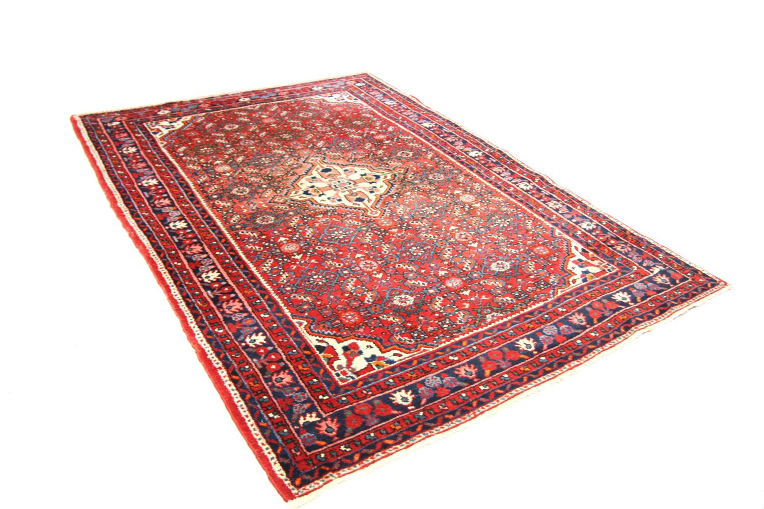Alfombra persa - Nómada - 205 x 147 cm - rojo