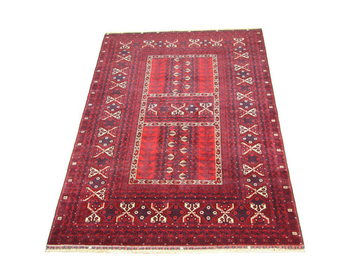 Alfombra afgana - 244 x 157 cm - rojo