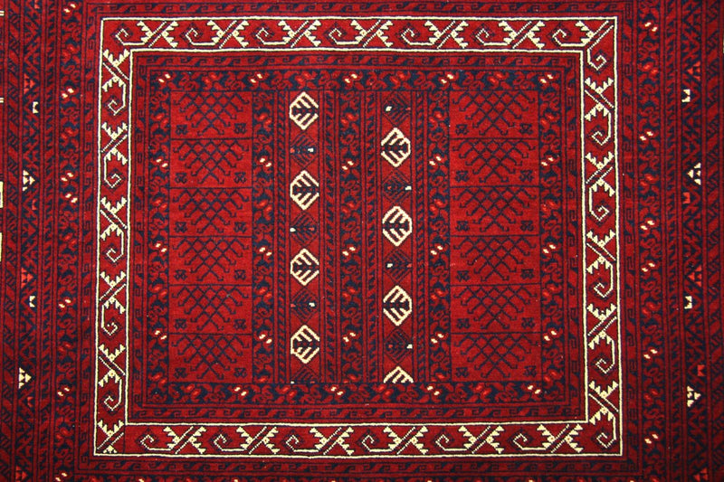 Alfombra afgana - 250 x 157 cm - rojo