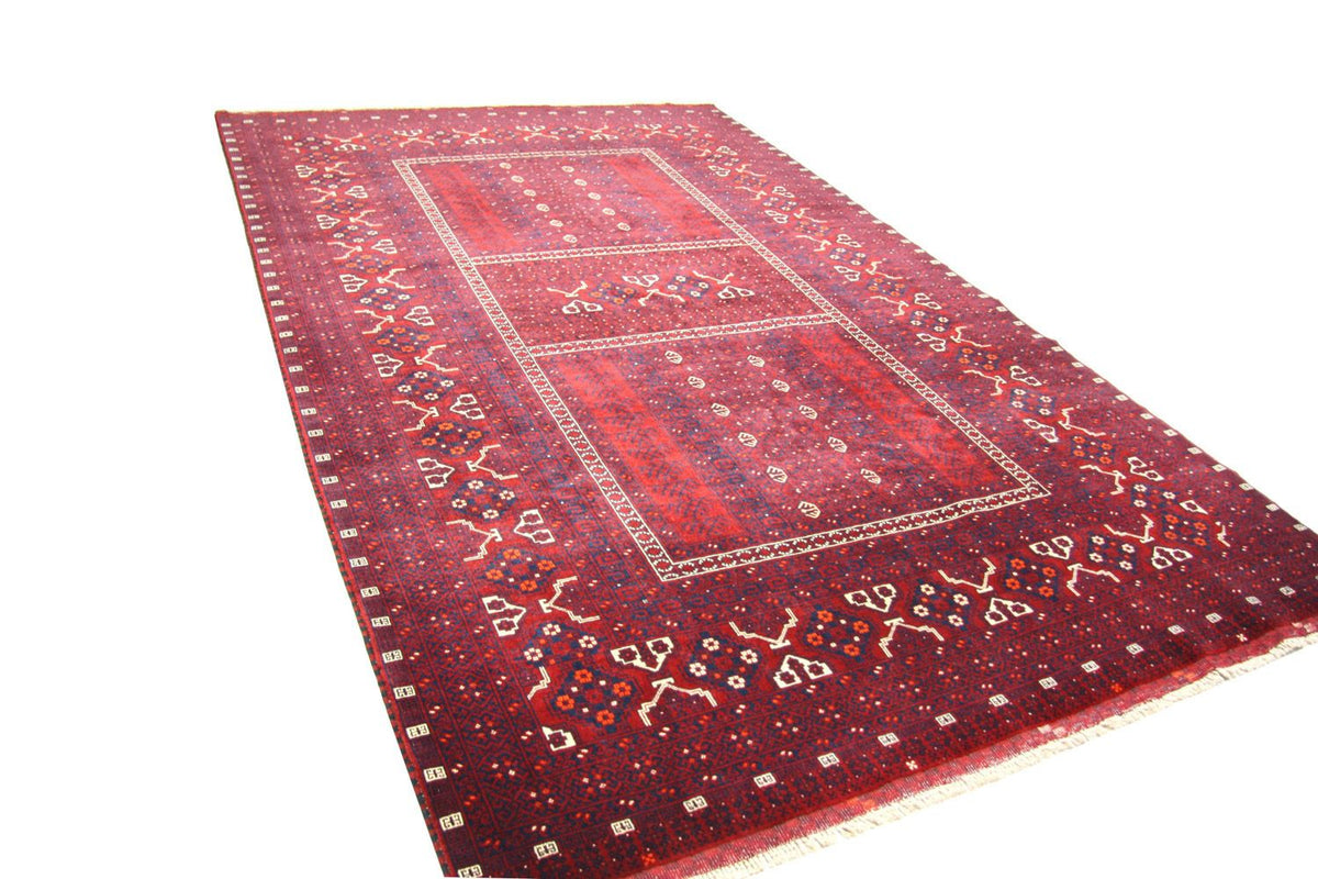 Alfombra afgana - 250 x 157 cm - rojo