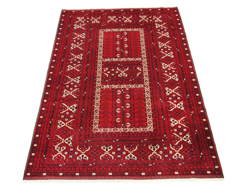 Alfombra afgana - 256 x 168 cm - rojo