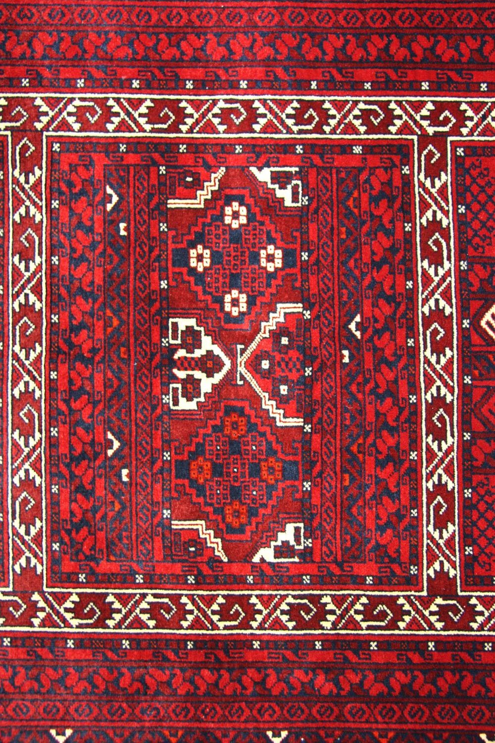 Alfombra afgana - 256 x 168 cm - rojo