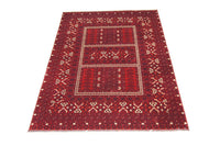 Alfombra afgana - 250 x 170 cm - rojo