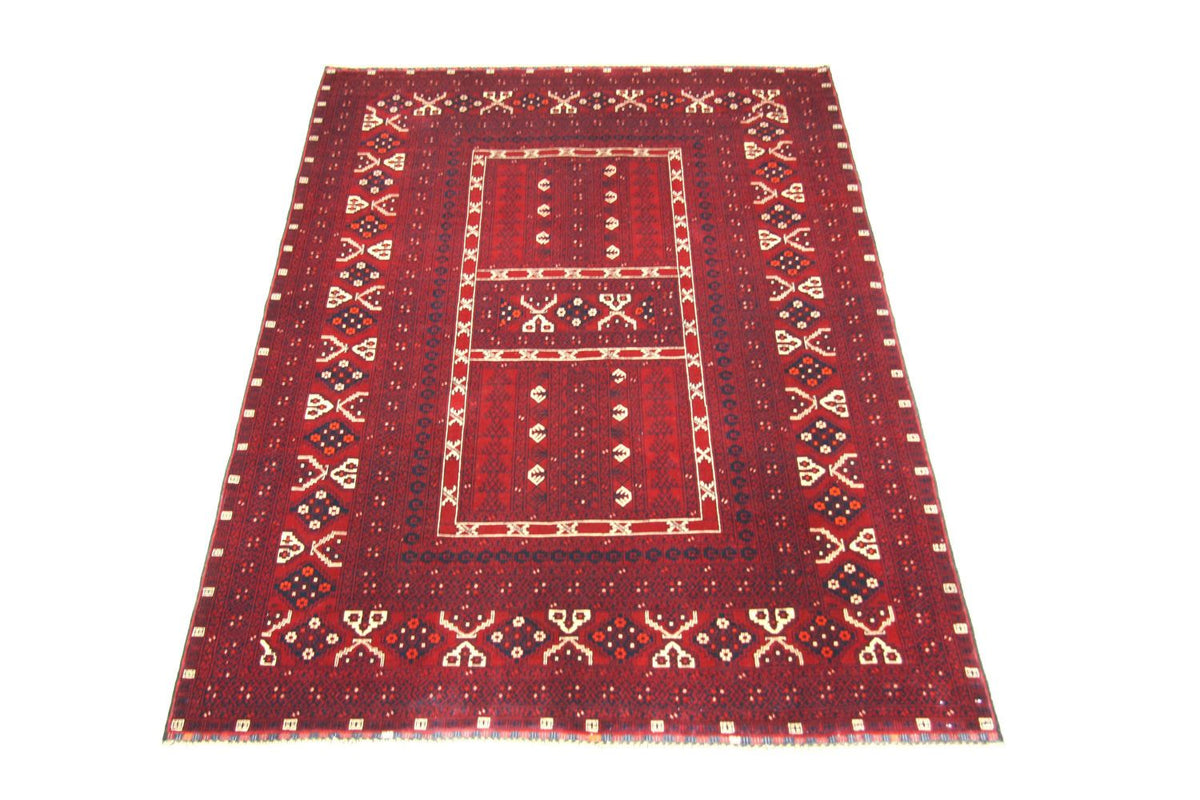 Alfombra afgana - 230 x 177 cm - rojo