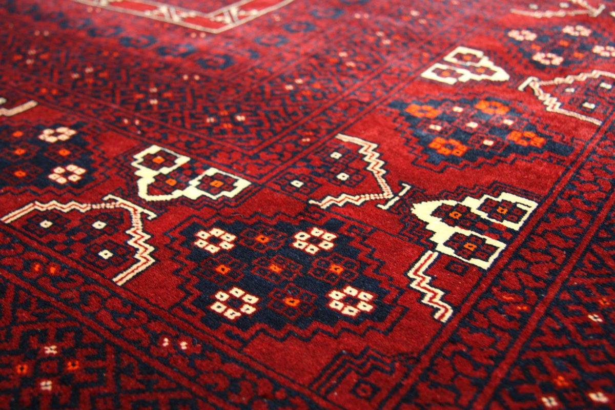 Alfombra afgana - 230 x 177 cm - rojo